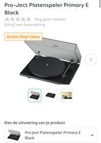 Pro-Ject Platenspeler Primary E Black, TV, Hi-fi & Vidéo, Tourne-disques, Enlèvement, Neuf, Tourne-disque