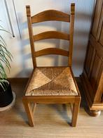 6 eiken houten stoelen met rieten zitting, Antiek en Kunst, Ophalen