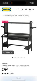 Gaming Burea - IKEA FREDDE, Huis en Inrichting, Ophalen, Zo goed als nieuw, Bureau