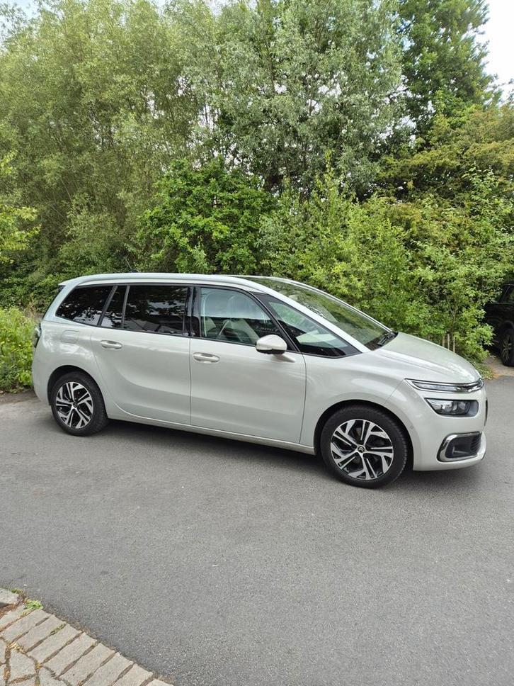 Citroën Grand C4 Spacetourer 2.0D 7zit massage leder Pano th, Auto's, Citroën, Particulier, Space Tourer, 360° camera, ABS, Adaptieve lichten