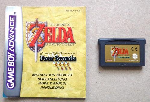 Zelda A Link to the Past Four Swords voor de Gameboy +boekje, Games en Spelcomputers, Games | Nintendo Game Boy, Gebruikt, Ophalen of Verzenden