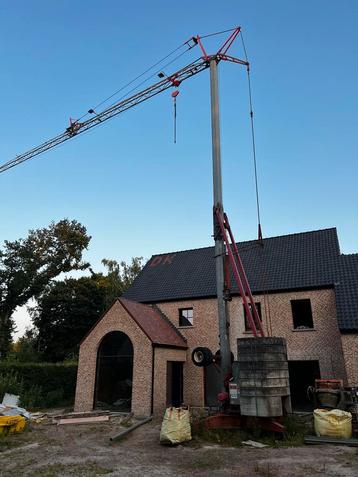 Bouwkraan dalbe 23 m, Enlèvement, Grue