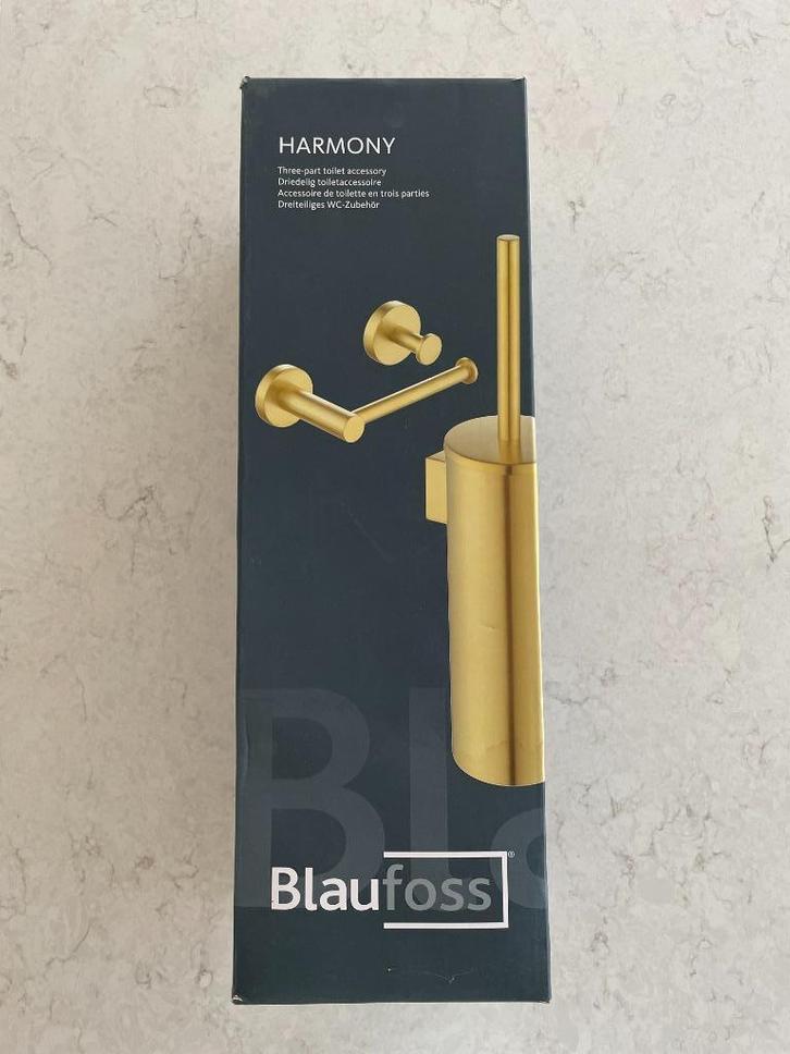 Blaufoss Harmony Driedelig Toiletaccessoire Toiletborstel, Huis en Inrichting, Woonaccessoires | Overige, Nieuw, Ophalen