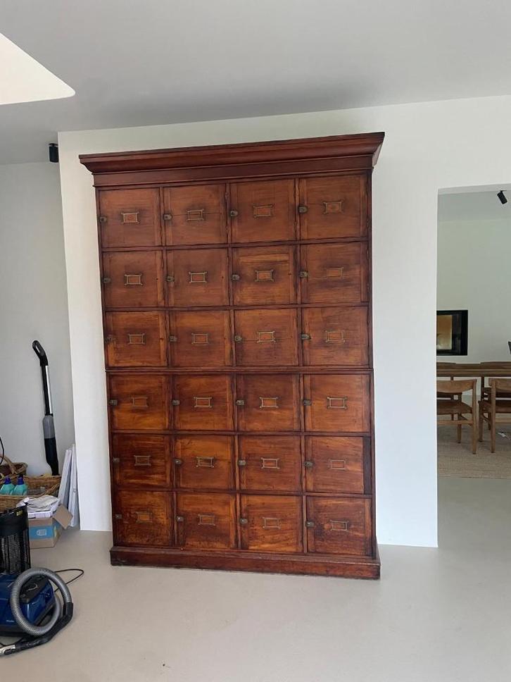 antieke engelse notariskast, Antiek en Kunst, Antiek | Meubels | Kasten, Ophalen