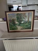 Schilderij, landschap, Antiek en Kunst, Ophalen of Verzenden