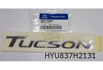 Hyundai Tucson embleem tekst ''Tucson'' achterzijde Originee