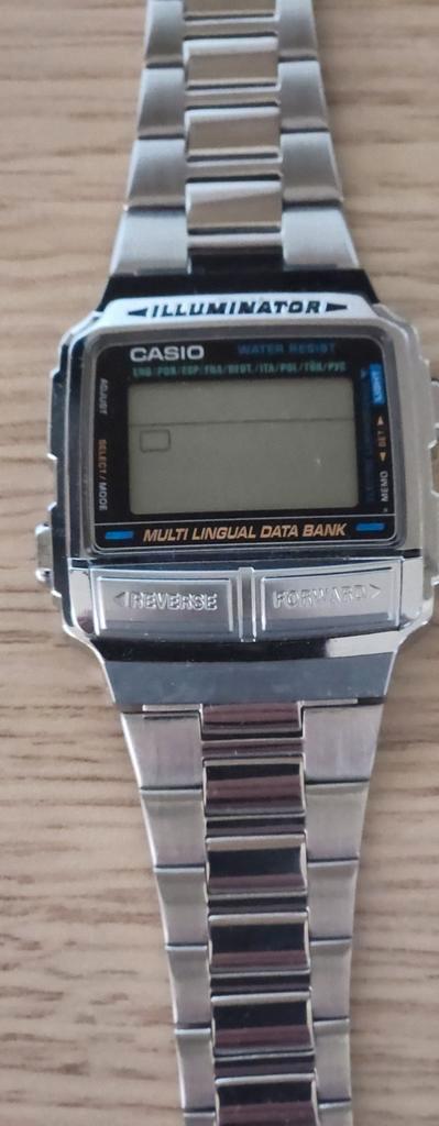 Montre Casio Multi Lingual Dat Casio Multi Lingual Data Bank, Handtassen en Accessoires, Smartwatches, Zo goed als nieuw, Ophalen of Verzenden