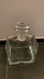 Glazen karaf rechthoekig, Antiek en Kunst, Ophalen