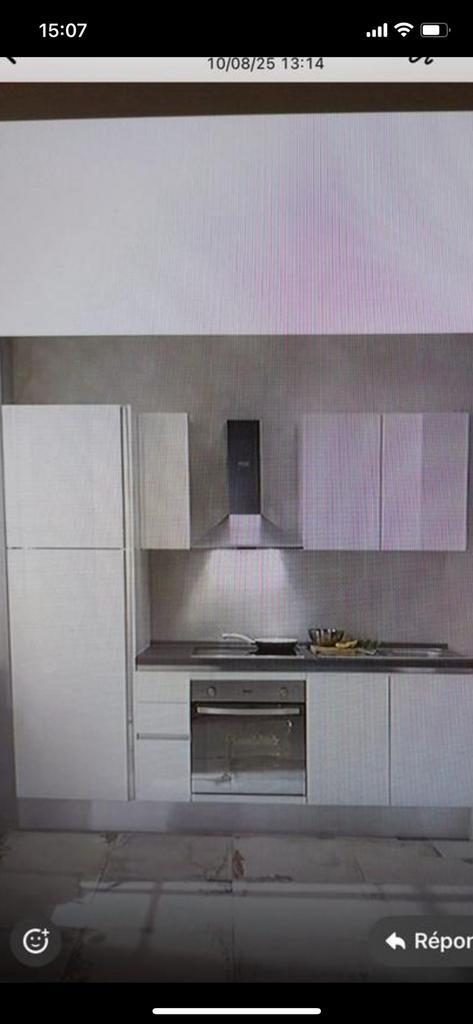 Nouvelle cuisine équipée, Maison & Meubles, Cuisine | Cuisines complètes, Neuf, Blanc, Bois, Sans poignée, Enlèvement