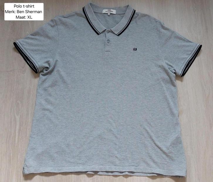 Polo t-shirt heren: Ben Sherman maat XL (NIEUWSTAAT), Kleding | Heren, Polo's, Nieuw, Maat 56/58 (XL), Grijs, Ophalen of Verzenden