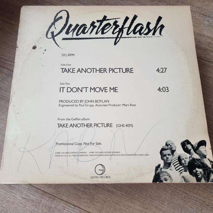12" Quarterflash – Take Another Picture, Cd's en Dvd's, Vinyl Singles, Gebruikt, Maxi-single, Pop, 12 inch, Ophalen of Verzenden