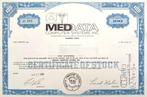 MedData Computer Systems Inc. 1969, Timbres & Monnaies, Actions & Titres, Certificat d'action, Enlèvement ou Envoi, 1950 à 1970