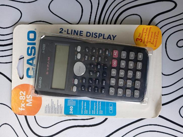 Casio fx-82MS wetenschappelijke rekenmachine – nieuw, Diversen, Rekenmachines, Nieuw, Grafische rekenmachine, Ophalen of Verzenden