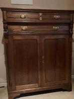 Antieke massieve kast met leeuwenkopjes, Huis en Inrichting, Ophalen, Gebruikt