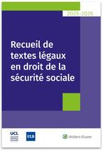 Receuil de textes legaux en droit de la sécurité sociale, Livres, Livres d'étude & Cours, Enlèvement, Neuf