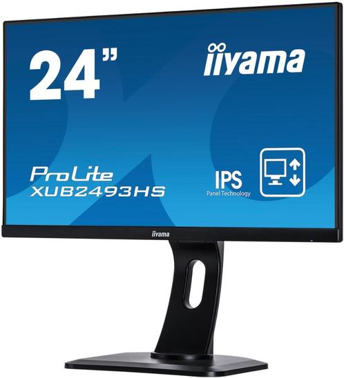 2 iiyama ProLite XUB2493HS-B1 – Full HD IPS Monitoren, Computers en Software, Monitoren, Zo goed als nieuw, 61 t/m 100 Hz, DisplayPort