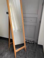 Spiegel in houten staan kader, Ophalen, Minder dan 50 cm, Zo goed als nieuw, 150 tot 200 cm
