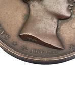 Bronzen medaille 1855 — Marie-Henriette Oostenrijk Dubois, Ophalen of Verzenden, Brons