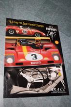 Affiche van de Ferrari Days 1999 van Spa Francorchamps, Ophalen of Verzenden, Gebruikt, Auto's