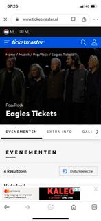 2 staan tickets The Eagles the long goodbye 15/6 Arnhem, Deux personnes, Juin