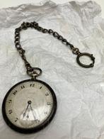 Zilveren heren zak horloge JUVENIA, Handtassen en Accessoires, Horloges | Heren, Zo goed als nieuw, Ophalen, Zakhorloge
