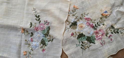 Nappes en lin, Antiek en Kunst, Antiek | Tapijten, Tafelkleden en Textiel, Ophalen