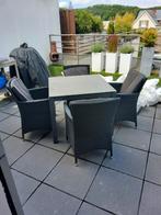 hartmann, Tuin en Terras, Tuinsets en Loungesets, 4 zitplaatsen, Gebruikt, Aluminium, Ophalen of Verzenden