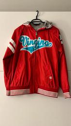 Vingino rode vest met witte afboording, Gebruikt, Jongen of Meisje, Trui of Vest, Ophalen of Verzenden