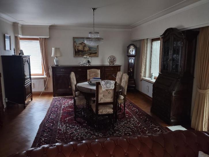 10delige RUSTIEKE VOLLE EIKEN EETKAMER, Huis en Inrichting, Complete eetkamers, Zo goed als nieuw, Ophalen