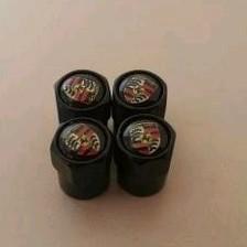 Set van x4 Porsche ventieldopjes zwart of zilver beschikbaar voor biedingen