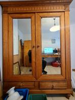 Kleerkast, spiegelkast, verwijderbaar, Gebruikt, 100 tot 150 cm, 200 cm of meer, Classique début 20eme