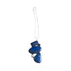 Ketting Lapis Lazuli Parel Topaas, Nieuw, Ophalen of Verzenden