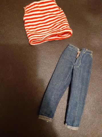 Barbie jumpin jeans mattel jaren 60 beschikbaar voor biedingen