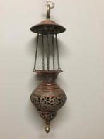 Antieke Moroccan lamp in koper +- 1930., Antiek en Kunst, Ophalen of Verzenden