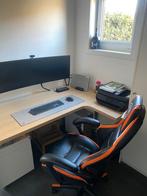 Gaming bureaustoel, Huis en Inrichting, Gebruikt, Oranje, Ophalen of Verzenden, Gaming bureaustoel
