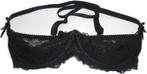 Alluring Charm 1/4 BH en Slip, Kleding | Dames, Ondergoed en Lingerie, Axami, Ophalen of Verzenden, Zwart, BH