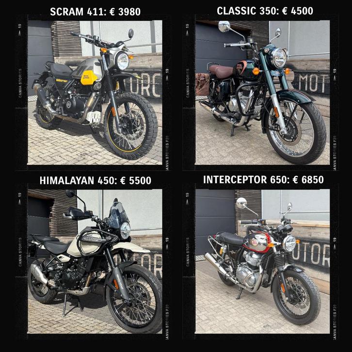 ROYAL ENFIELD HIMALAYAN 411SCRAM_HIMA 450_CLASSIC 350_INT650, Motoren, Motoren | Royal Enfield, Bedrijf, Overig, 12 t/m 35 kW