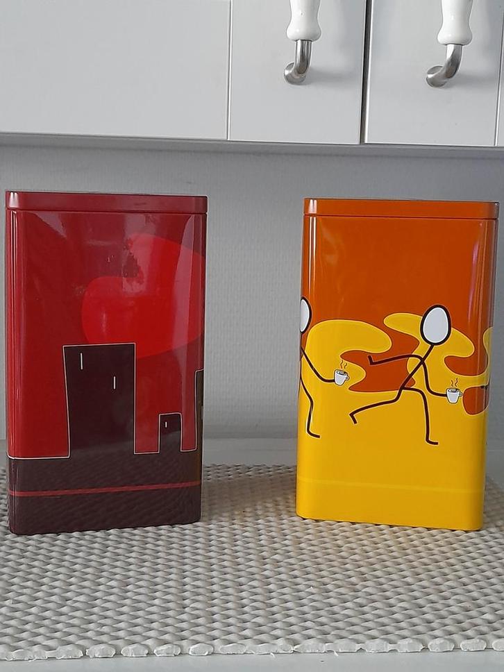 Nieuw- Zeer mooie luchtdichte koffieboxen van Douwe Egberts, Huis en Inrichting, Keuken | Servies, Nieuw, Kom(men), Overige stijlen