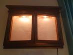 Houten menukast met verlichting, Ophalen, Verlichting
