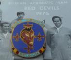 FORCE AERIENNE BELGE - RED DEVILS - INSIGNE - PHOTO - FLYERS, Verzamelen, Verzenden, Luchtmacht, Embleem of Badge