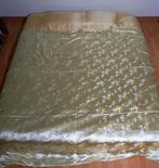 Zijde goudgele lakenset 220x240 -  2 persoonsbed, Ophalen, Gebruikt, Tweepersoons, Geel