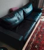 ✓ Set Salon GYFORM Banken 3z+2z DESIGN LUXE zwart dik leer, Ophalen, Zo goed als nieuw, Vierpersoons of meer, Leer