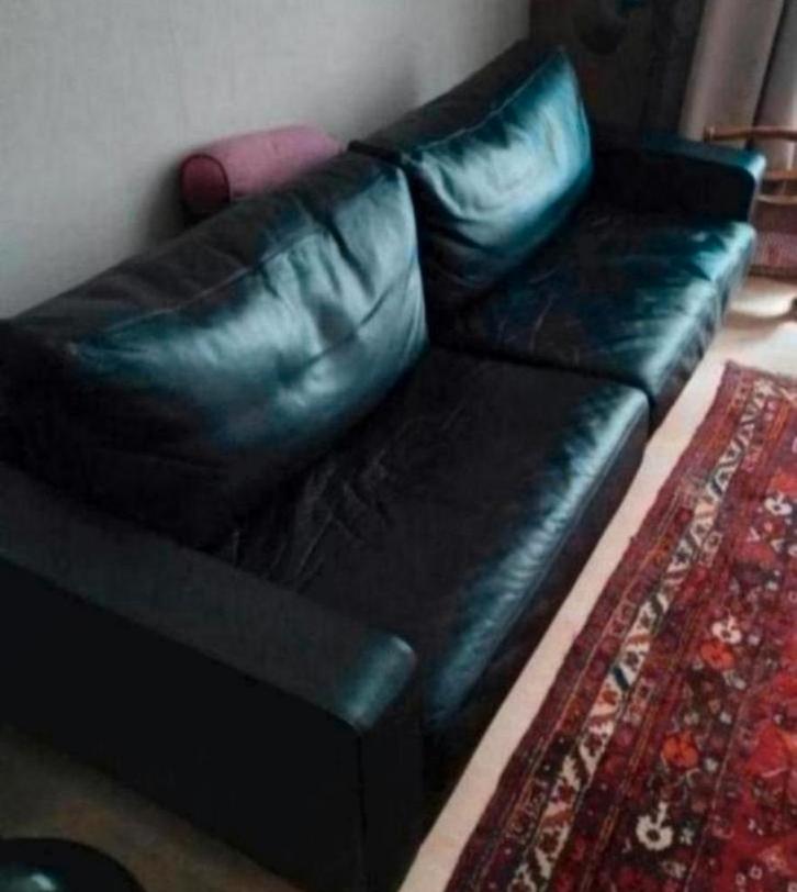 BEL ENSEMBLE Salon GYFORM Canapés 3p+2p DESIGN Cuir Épais, Huis en Inrichting, Zetels | Zetels, Zo goed als nieuw, Vierpersoons of meer