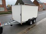 Dubbelas gesloten aanhangwagen 300x150x150, Ophalen of Verzenden