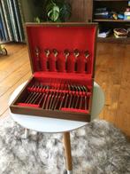 Zesdelig bestek in houten sierdoos, Ophalen, Overige materialen, Nieuw, Vaatwasserbestendig