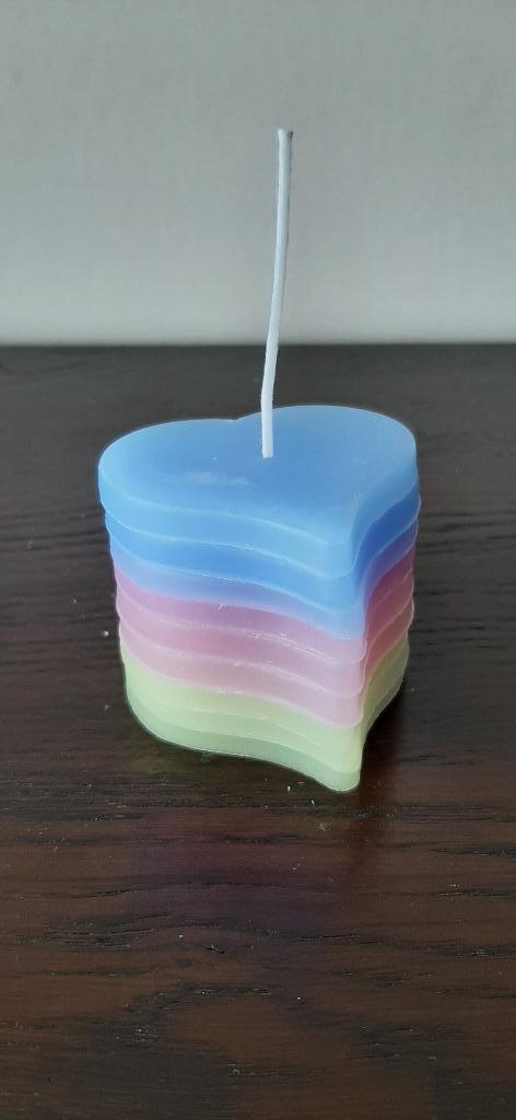 Kaars handgemaakt, Huis en Inrichting, Woonaccessoires | Kandelaars en Kaarsen, Nieuw, Kaars, Minder dan 25 cm, Overige materialen