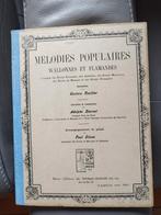 Partitions mélodies populaires wallonnes et flamandes, Musique & Instruments, Partitions, Enlèvement ou Envoi