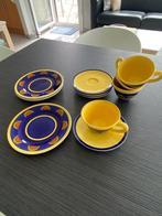 Vintage tassen ondertassen dessertbordjes, Ophalen, Keramiek, Zo goed als nieuw, Overige stijlen