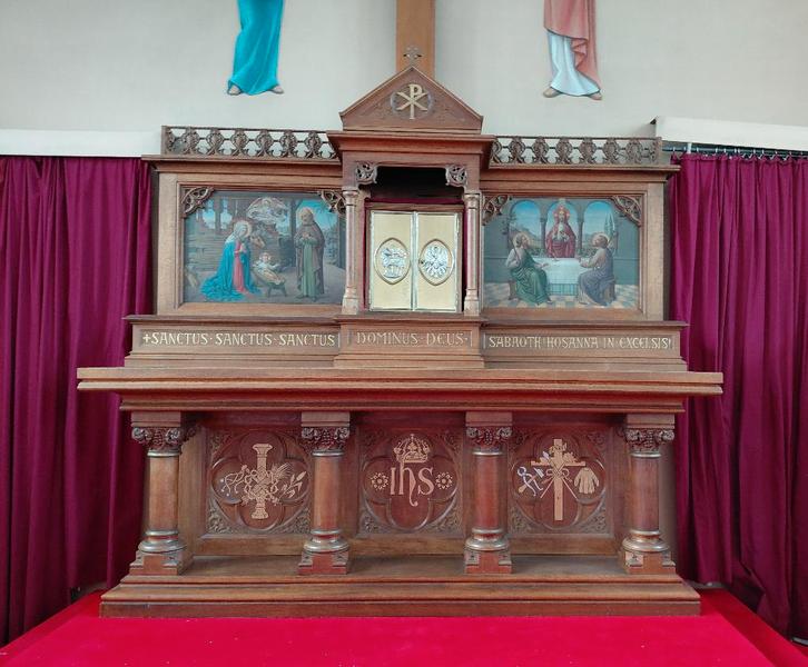 Prachtig neogotisch eiken altaar, Antiek en Kunst, Antiek | Religieuze voorwerpen, Ophalen