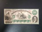 USA Citizen Bank of Louisiana 1865 remainder UNC-, Postzegels en Munten, Bankbiljetten | Amerika, Ophalen of Verzenden, Noord-Amerika